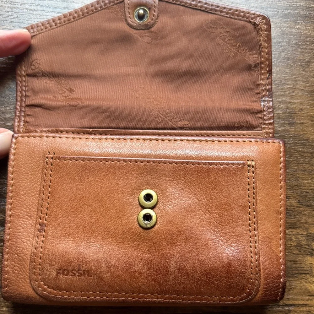 VTG Fossil Genuine Leather Wallet SOFT! - Picture 4 of 11